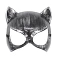 thumbnail image 2 of Máscara de gato, máscara de ojos, máscara de animal de Halloween para mascaradas, juego de rol, club nocturno Plata, 2 of 8