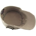thumbnail image 5 of Vintage Distressed Cadet Army Military Fitted Botton Cap Basic Everyday Castro Radar Hat, 5 of 6