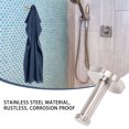 thumbnail image 3 of RENACLIPY 6Ud Gancho Adhesivo De Metal Plateado Resistente Para Cocina Y Dormitorio, 3 of 8