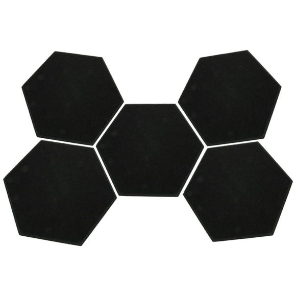 5 Pcs Recording Studio Sound Insulation Board Polyester Fiber Noise Reduction Panel