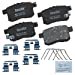thumbnail image 3 of Bendix Premium Copper Free CFC1451 Ceramic Brake Pad (with Installation Hardware Rear), 3 of 3