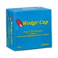 thumbnail image 2 of Dixon Wedge Pencil Cap Erasers, Pink, Pack of 144, 2 of 4