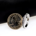 thumbnail image 5 of Uloveido White Gold Plated CZ Crystal Anniversary Promise Ring for Women Wedding Engagement with Created Black Diamond (Size 5) Y022, 5 of 6