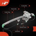 thumbnail image 5 of A-Premium Power Window Regulator with Motor Replacement for Cadillac DeVille 2000-2005 Rear Left Driver side, 5 of 8