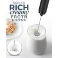 thumbnail image 2 of Rechargeable Milk Frother USB, Handheld Electric Foam Maker for Coffee, Latte, Matcha, Hot Chocolate, 2 of 14