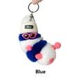 thumbnail image 2 of ZLight Key Chain Caterpillar Pendant Cartoon Ornament Gift Women Blue Pattern 6, 2 of 6