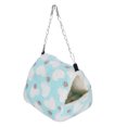 thumbnail image 5 of Saco de dormir para hámster, mascota colgante, bonito dormitorio, Castillo en forma de corazón, hamaca, esponja de felpa, 5 of 5