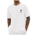 thumbnail image 1 of Camisetas de Manga Larga para Hombre Algodón No Aplicable Aquí, Camisetas de Manga Larga para Hombre de Navidad No Incluidas, Impresión Casual de Manga Corta, 1 of 6