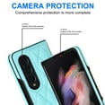 thumbnail image 2 of for Samsung Galaxy Z Fold 4 Case Elegant PU Leather, Samsung Galaxy Z Fold 4 Case Protective Premium Slim Thin Phone Case for Women Girls Compatible with Samsung Galaxy Z Fold 4, Blue, 2 of 6