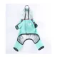 thumbnail image 5 of Chubasquero impermeable para perros de temporada de lluvias, ropa reflectante de poliéster de cuatro patas para perros medianos y grandes, ropa para mascotas, 5 of 5