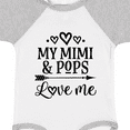 thumbnail image 4 of Inktastic Mimi and Pops Love Me Girls Baby Bodysuit, 4 of 5