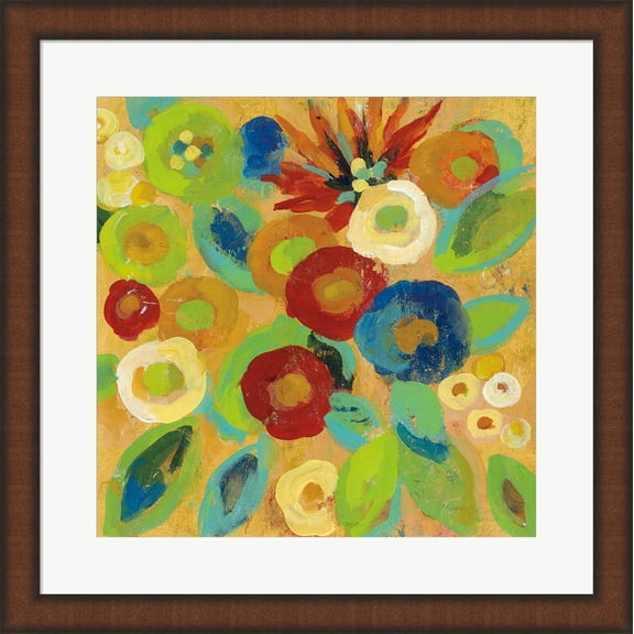 Flower Market II by Silvia Vassileva, Framed Wall Art, 19.75W x 19.75H