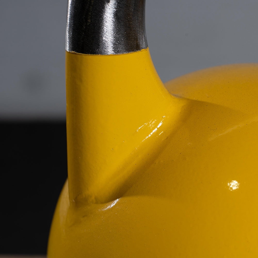 Titan Fitness 8 KG Competition Kettlebell, Color-Coded Yellow, 35mm Handle
