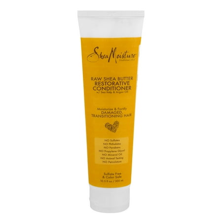 Raw Shea Butter Conditioner Shea Moisture Raw Shea Butter Restorative Conditioner W/Sea Kelp & Argan Oil, 10.3 FL OZ ()