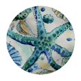 thumbnail image 4 of Orinice Starfish Round Table Cover Stain Resistant Washable Indoor Outdoor Tablecloth Kitchen Dining Wedding Parties Picnic Farmhouse 100% Polyester Fiber 46-50, 4 of 8