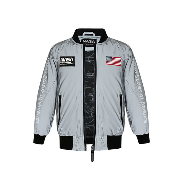 CHAMARRA NASA REFLEJANTE PARA NIÑO 100% ORIGINAL
