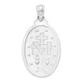 thumbnail image 5 of 925 Sterling Silver Miraculous Medal - Virgin Mary Pendant, Catholic Jewelry Gifts for Women - Golden Fire, 5 of 5
