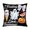 C, variant on Pink Linen Blend Pillow Cover 18x18 Inch, Summer Halloween Ghost with Watermelon, I Freaking Love Text, Square Decorative Cushion Case for Sofa Couch Living Room Bedroom Home Decor