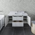 thumbnail image 4 of Fresca Stella 48" Wall Hung Single Bathroom Vaniety in Rustic White, 4 of 10