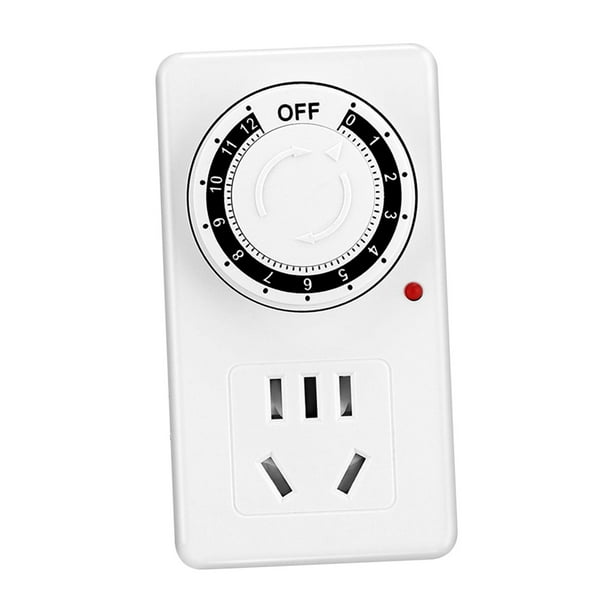 Tnarru Timer Outlet Wall Plug Switch Indoor Mechanical Outlet Timer Mechanical Timer Plug for