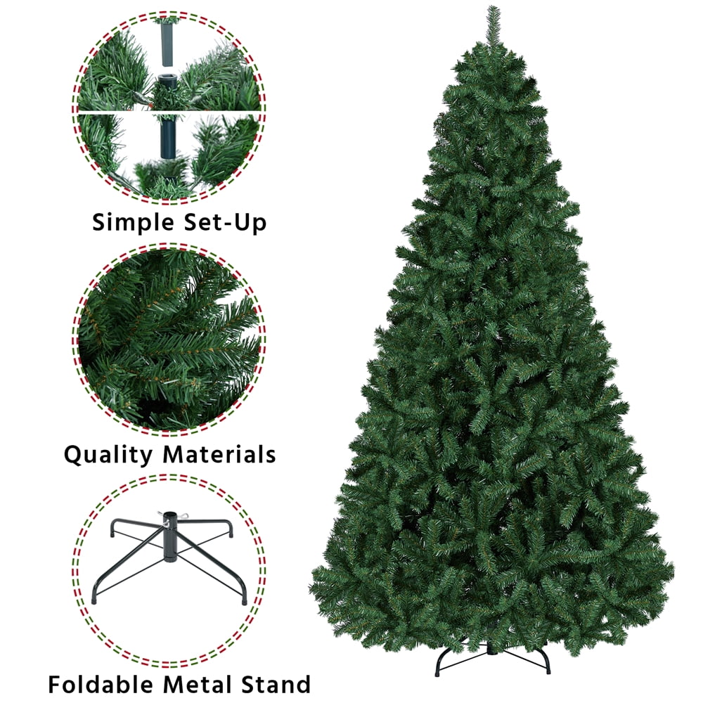 Renwick Green Decorated Spruce Christmas Tree, 89.76"
