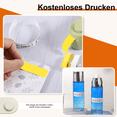 thumbnail image 4 of 2 volúmenes de cinta de etiquetas térmica resistente al agua, papel de etiquetas de 15 mm × 4 m, cinta de etiquetas sin fin para el hogar, la oficina, la escuela (blanco + amarillo), 4 of 7