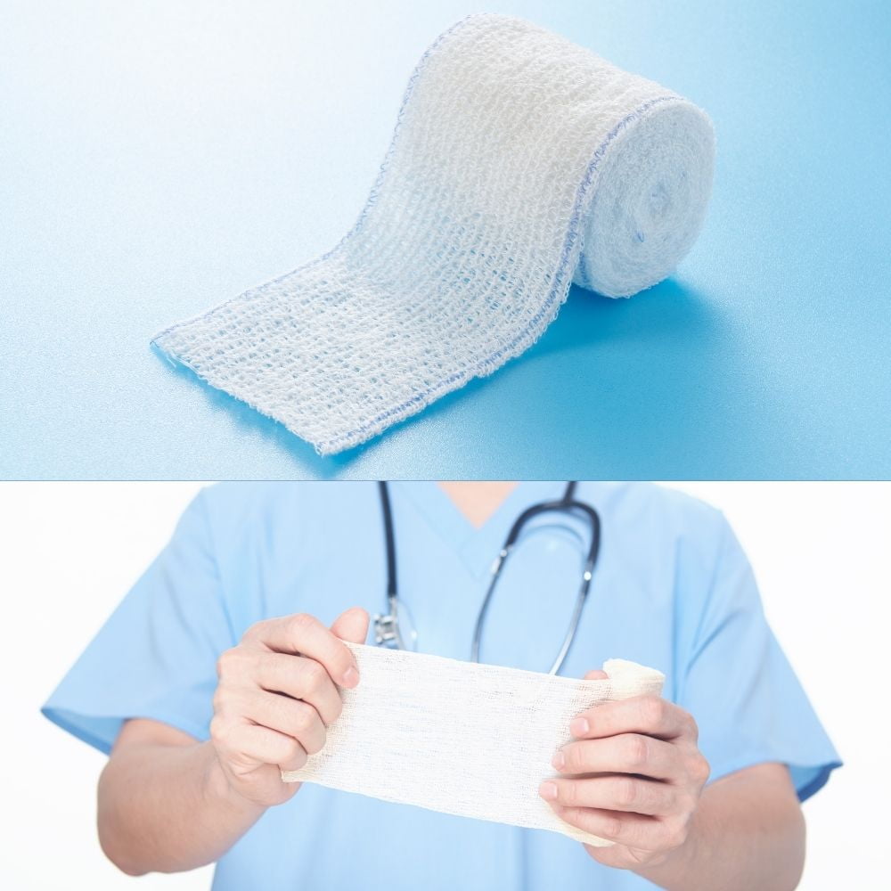 Dynarex 3" x 4.1 Yards Bandage Wraps NON STERILE, CONFORMING STRETCH GAUZE BANDAGES - 120 Rolls