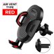 thumbnail image 1 of Soporte de teléfono con ventosa para coche, soporte de montaje para teléfono móvil con GPS para iPhone 13, 12, 11 Pro Max, X, 7, 8, Xiaomi, Huawei y Samsung"Red Air Vent Type" Fivean Soporte para teléfono de coche, 1 of 2