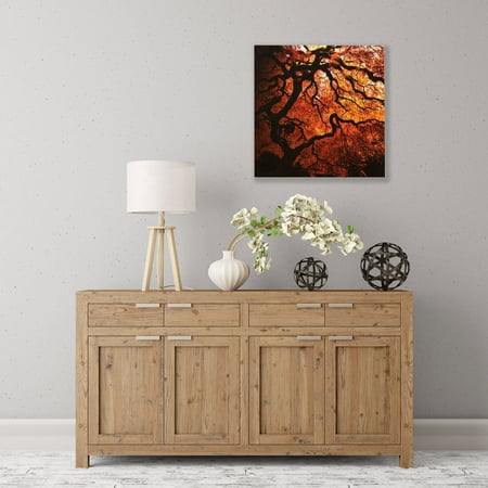 Artwall Japanese Tree Orange Wood Pallet Art Walmart Com