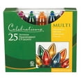 Celebrations Incandescent C9 Multicolored 25 ct String Christmas Lights