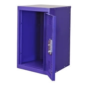 Hallowell Kid Mini Locker, 15"W x 15"D x 24"H, 720 Pep Rally (purple), Single Tier, 1-Wide, Knock-Down