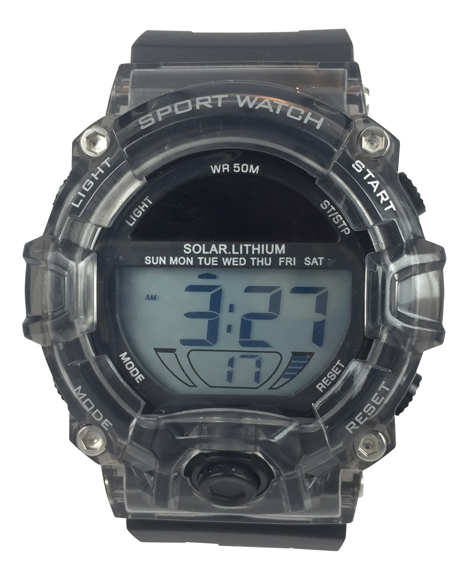 George Mens Solar Digital Watch