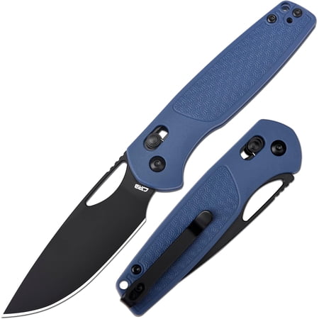 CJRB Pocket Folding Knife Acacia J1952-BBU(Black PVD/Blue)