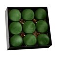 thumbnail image 2 of JJV 9 Pcs Velvet Christmas Ball Ornaments, 3.15 Inch Flocked Shatterproof Xmas Tree Decor, Solid Color Christmas Balls Hanging Ornaments, 2 of 8