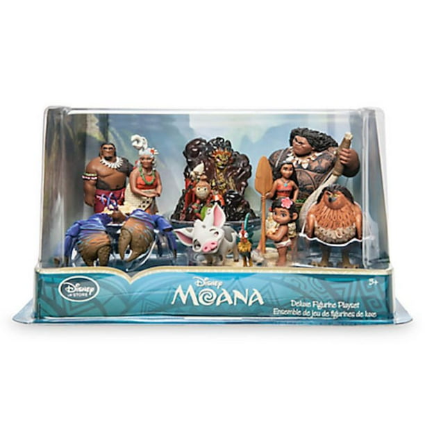 Disney Store Moana 10pcs Playset Cake Topper New With Box Walmart Com Walmart Com