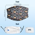 thumbnail image 3 of Cute Shiba Inu Dog Graphic Printed Cloth Face Masks Reusable Washable Adjustable for Child (1 PCS), 3 of 5