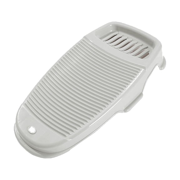 Portable Hand Wash Board, Compact Washboard with Stand, Wavy Rubbing Surface for Gentle Cleaning, Efficient for Small Laundry Items, Ideal for Apartments and Travel