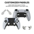 thumbnail image 2 of Metal Back Paddle Kit for PS5 Edge Elite Controller - 4PCS Set with Magnetic Attachment, Short & Long Paddles for Enhanced Gaming Performance, 2 of 6