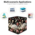 thumbnail image 2 of Swan Foldable Storage Box Organizer with Handle, 10.8"x10.5"x10.6", Large Capacity Storage Basket - Storage Cubes for Home and Office, 2 of 6