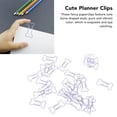 thumbnail image 4 of 30Pcs Fancy Paperclips Bone Shape Funny Crafts Scrapbooking Bookmarks Kids Plans Multi Purpose With Plastic Storage Box, 4 of 8