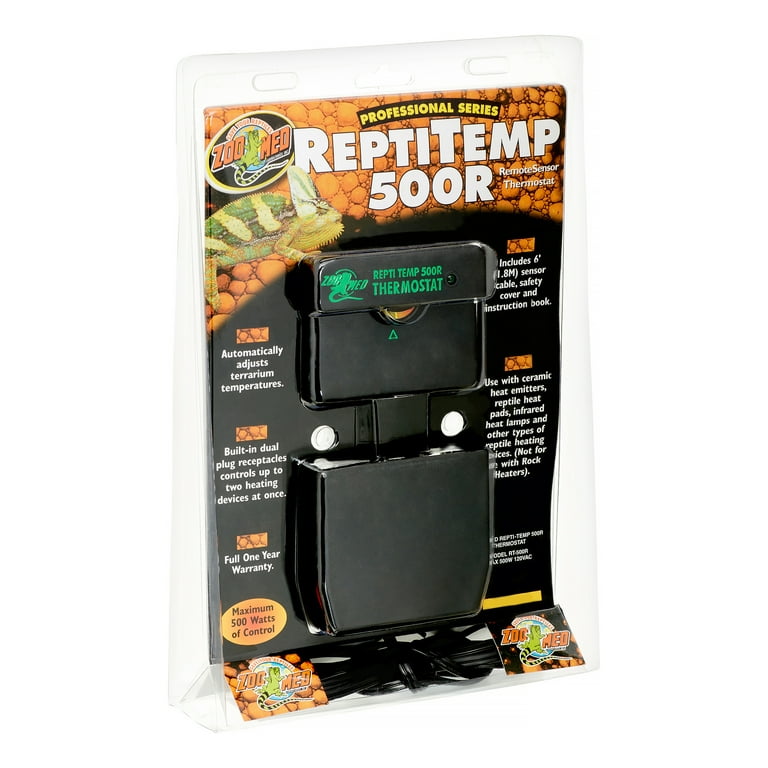 Zoo Med ReptiTemp 500R Remote Sensor Thermostat - Walmart.com