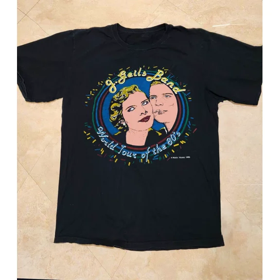 RARE The J Geils Band World Tour Of The 80’s Unisex T-Shirt All Size S To 5XL