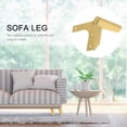 thumbnail image 2 of EeaseMX 4 patas de hierro duraderas para muebles, patas de gabinete, patas de sofá, patas de gabinete para muebles, 2 of 7