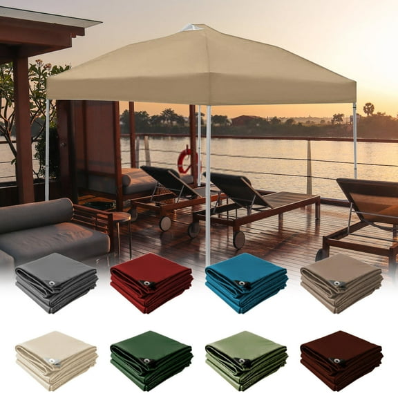 Msgweeeg Tent for Backyard Tent for Camping Thickened Cloth Telescopic Tent Sunshade Rainproof Stall Folding Tent for Beach and Picnic