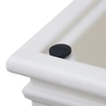 thumbnail image 4 of Algreen Covington Planter, Self-Watering Planter, Tall Square Taper, 27-In. Height by 14-In., White, 4 of 7