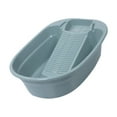 thumbnail image 3 of Abbracc Hand Wash Basin Laundry Wash Tub with Washboard Non Slip Washing Clothes Laundry turquoise, 3 of 9