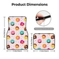 thumbnail image 5 of Naloa Donut Car Foot Mat Set of 4 Pieces - Universal Floor Liner Neoprene Full Set Floor Mats for Cars Trucks SUV, 5 of 7