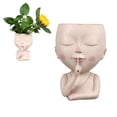 thumbnail image 1 of Macetas Con Cabeza, Macetas Con Cara, Forma Ovalada, Modernas Para Interiores, 1 of 8