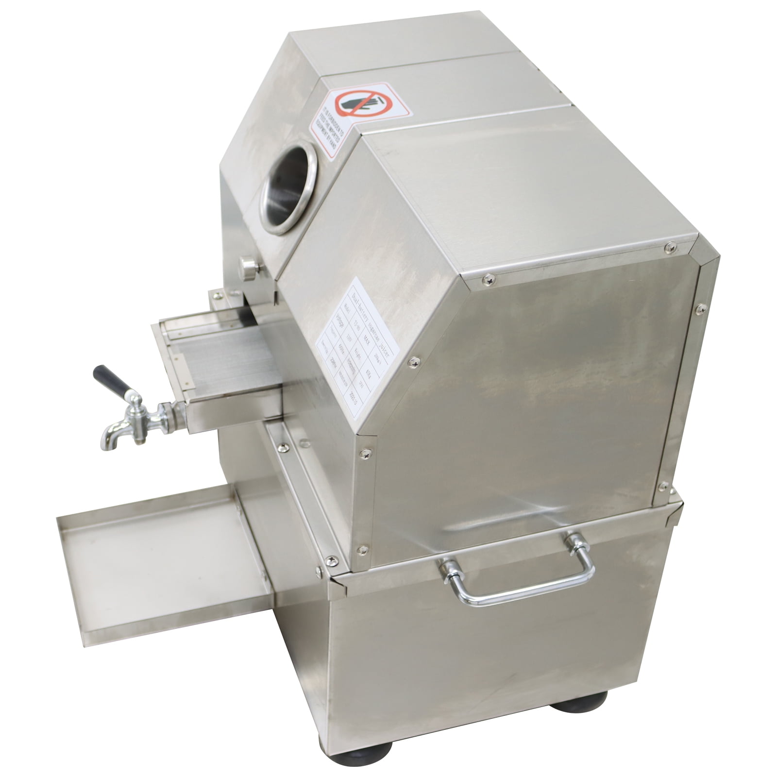 Electric  3-Roller Sugarcane Juicer Sugar Cane Juice Extractor  Sugarcane Squeezing Machine