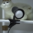 thumbnail image 4 of Lámpara de Trabajo de Abrazadera LED, Clip en la Luz de Lectura Eu Enchufe 85-265V 360 Grados Cabeza Giratoria De 4.3 Pies Longitud de Cable Espacio de Ahorro E27 Base Párrica, 4 of 7